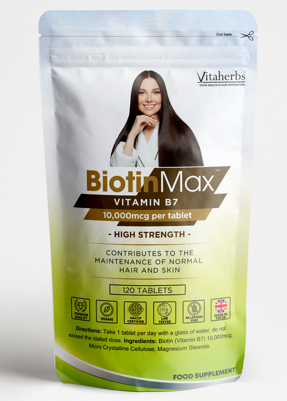 BiotinMax 10,000mcg Tablets