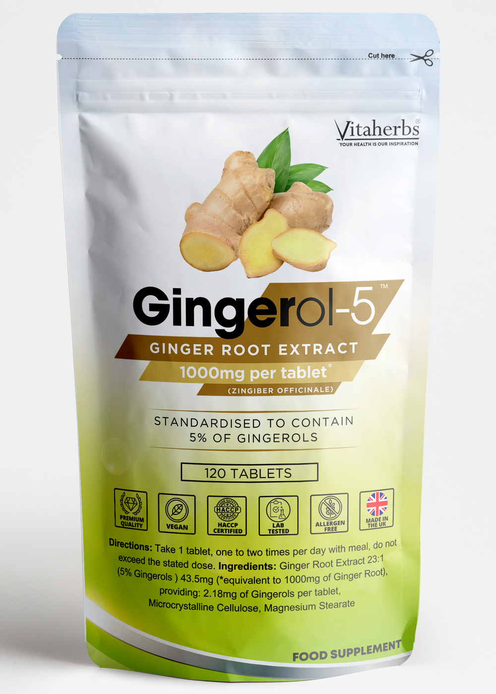 Gingerol-5 | Ginger Root Extract 1000mg
