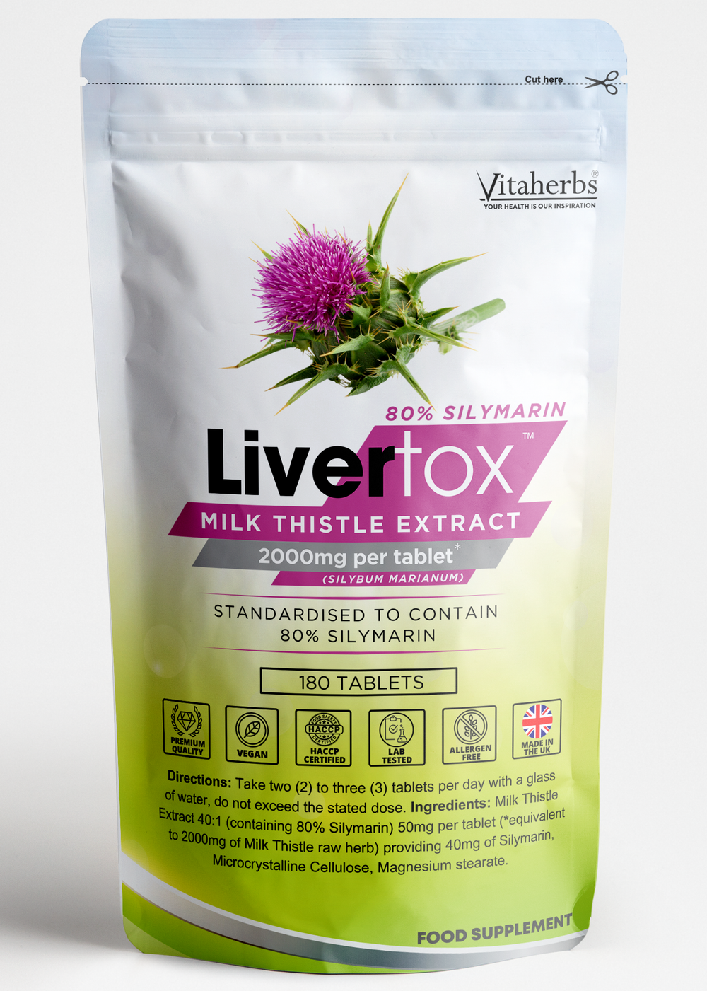Livertox | Milk Thistle 2000mg Extract