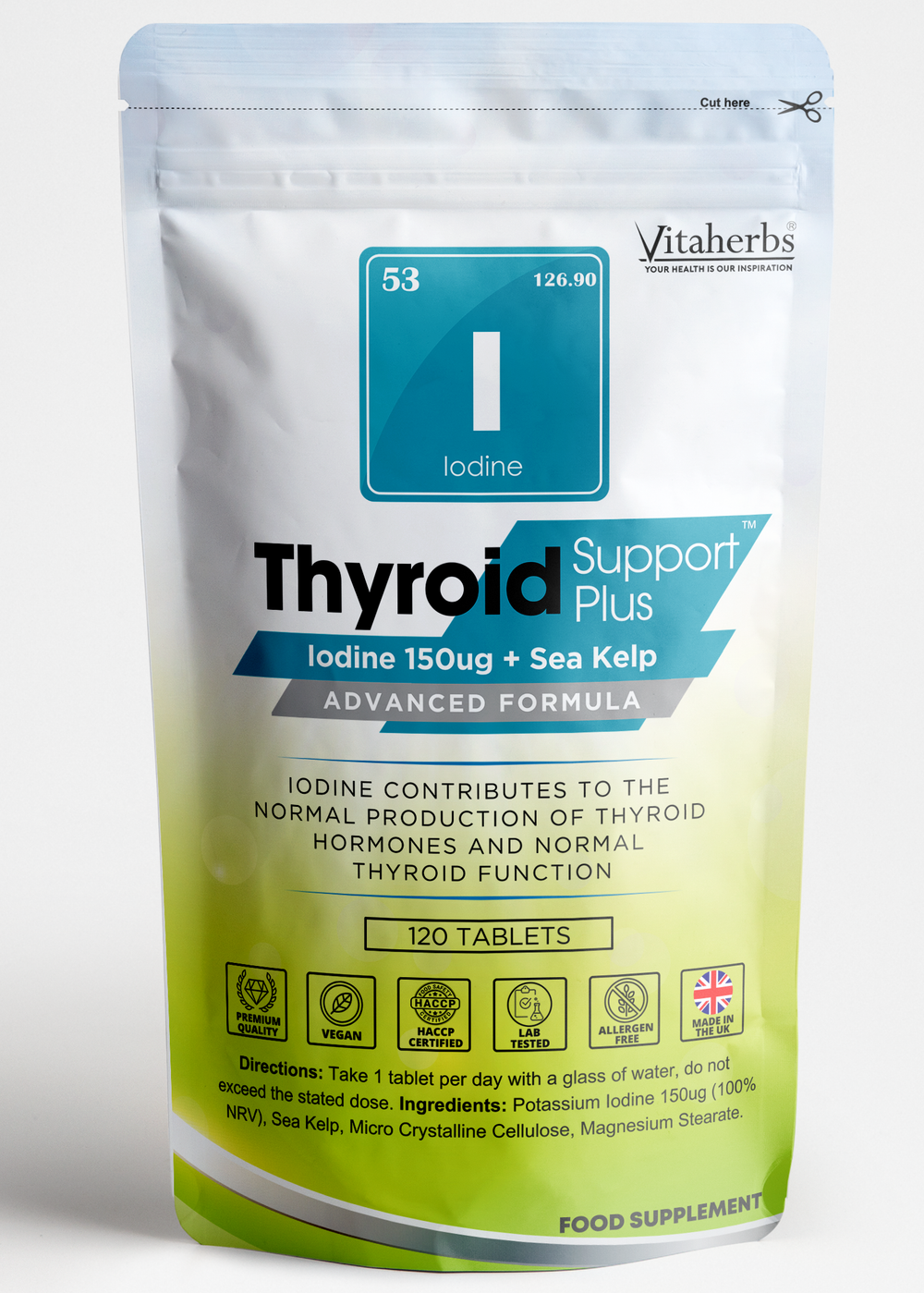 Thyroid Support+ | Iodine+Sea Kelp