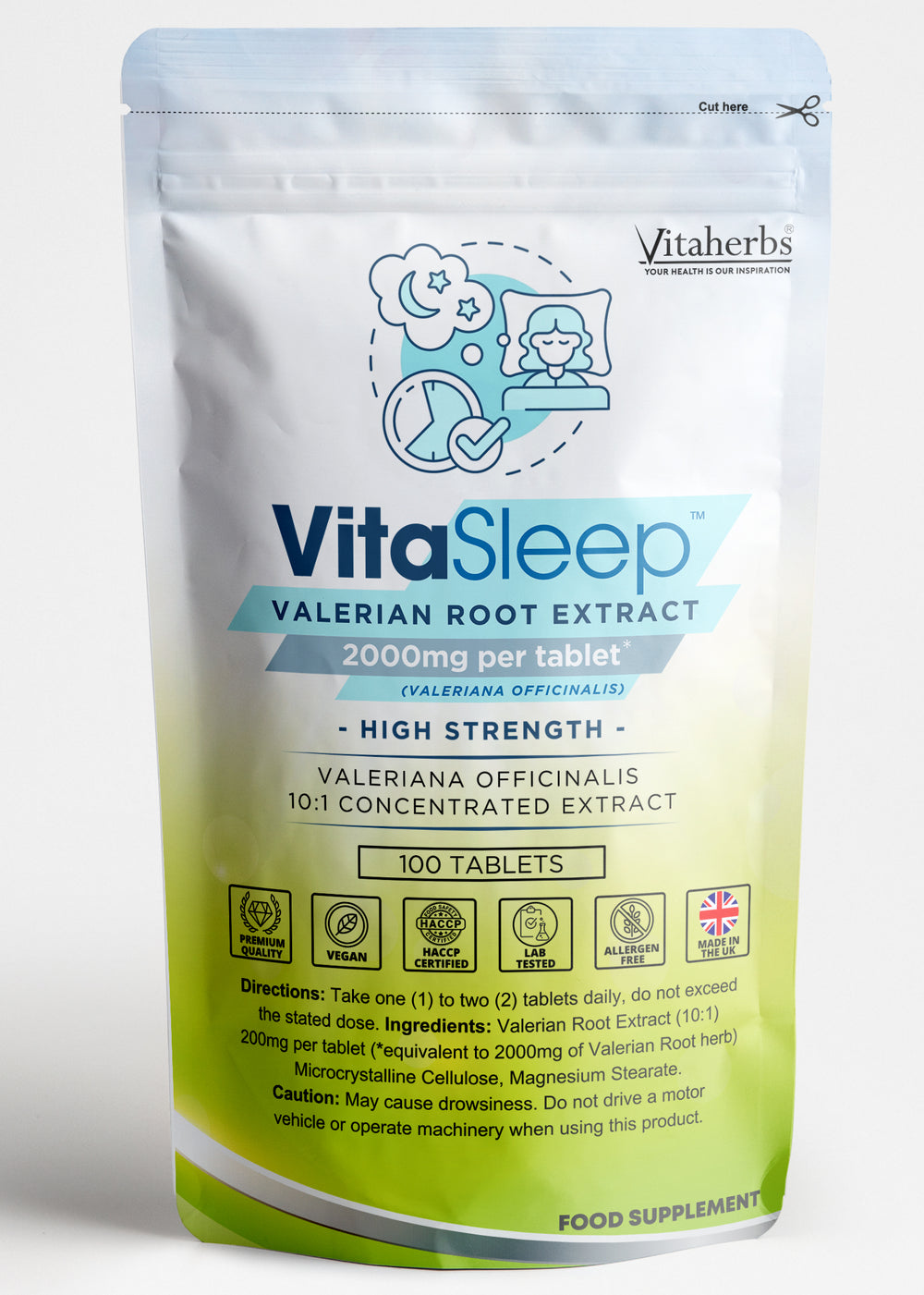 Vitasleep | Valerian Root 2000mg Extract