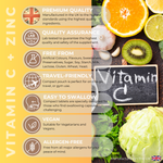 Vitamin C 100mg + Zinc Citrate 20mg