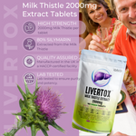 Livertox Milk Thistle Extract 2000mg Tablets