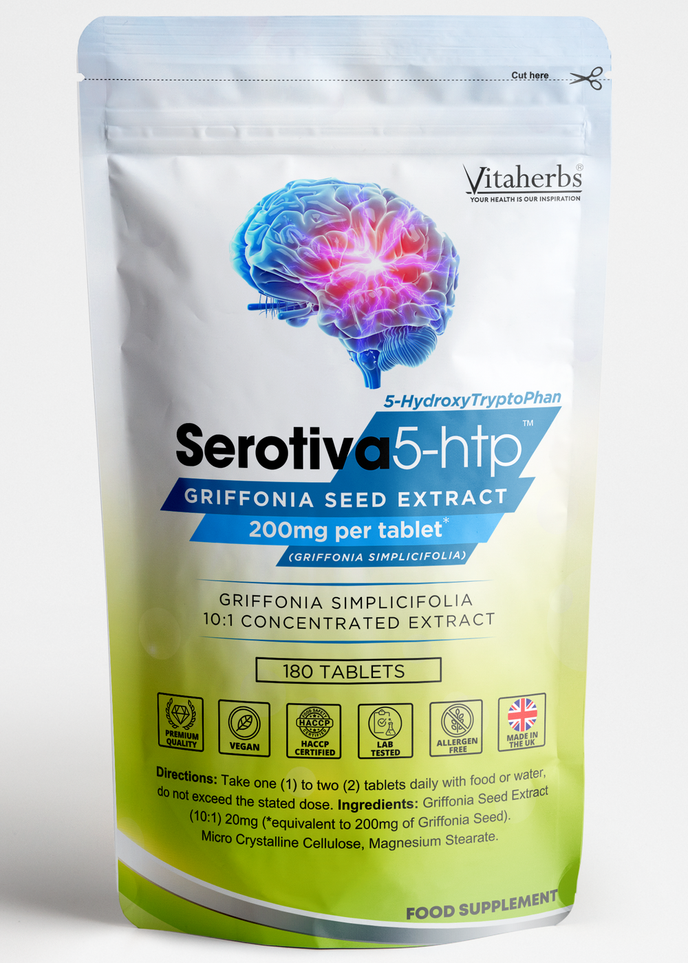 Serotiva 5-HTP 200mg Tablets