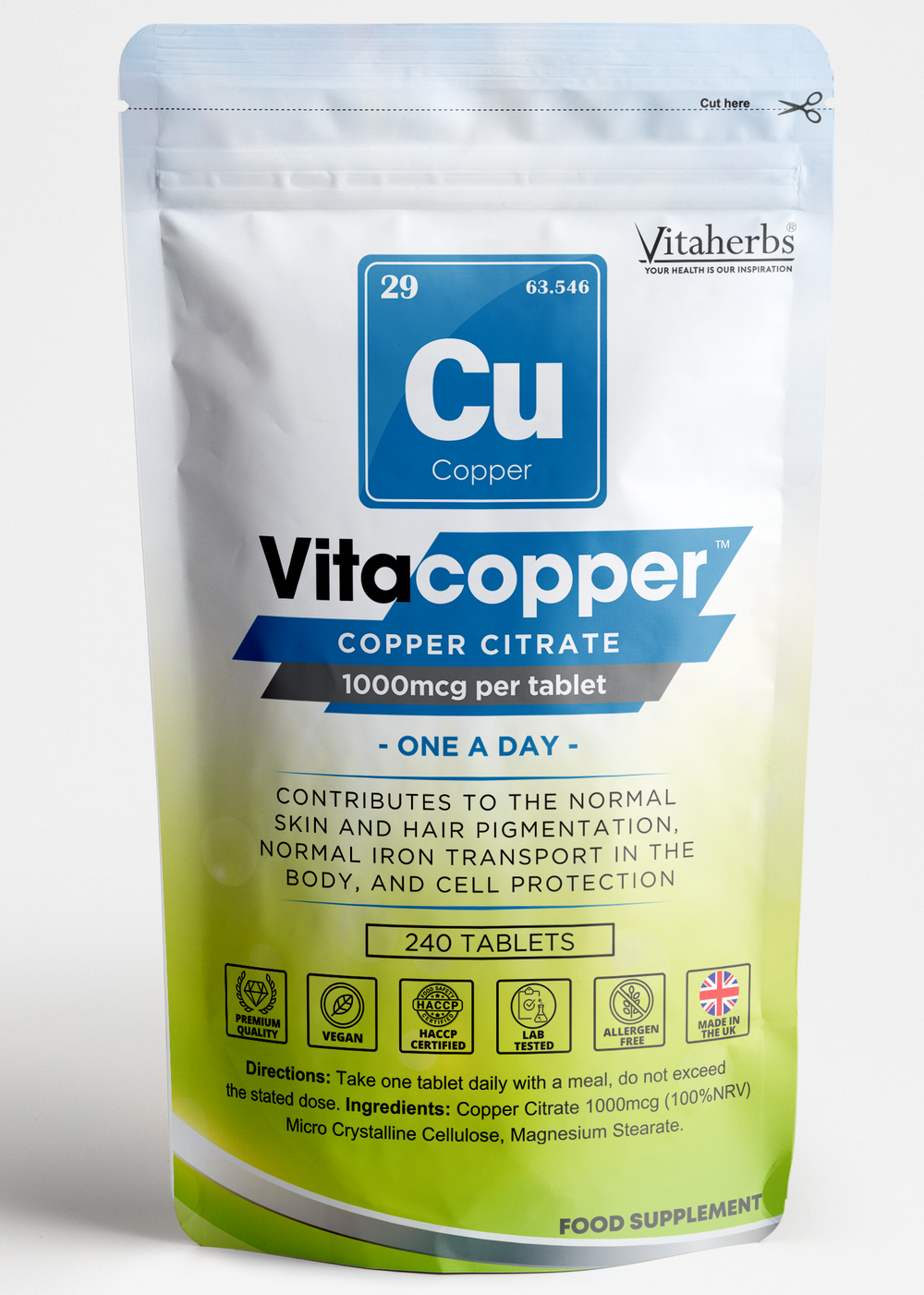 Vitacooper | Cooper 1000mcg tablets