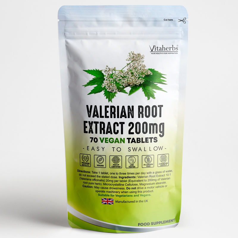 Valerian Root Extract 200mg Tablets