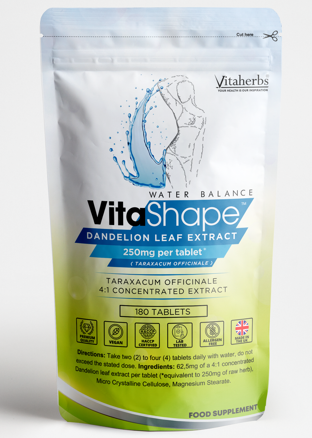 Vitashape | Dandelion Leaf 250mg Extract