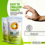 Vitamin D3 5000iu + K2 MK-7 100ug tablets