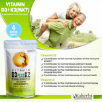 Vitamin D3 5000iu + K2 MK-7 100ug tablets