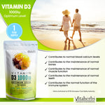 Vitamin D3 1000iu tablets - Optimum Level