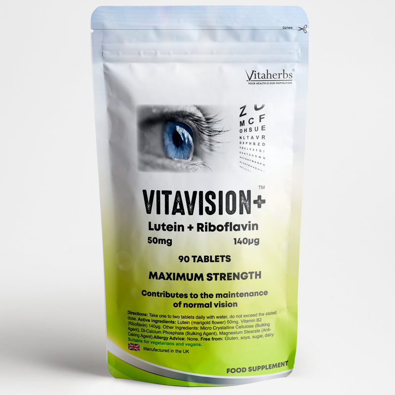 Vitavision+ | Lutein 50mg + Riboflavine 140ug